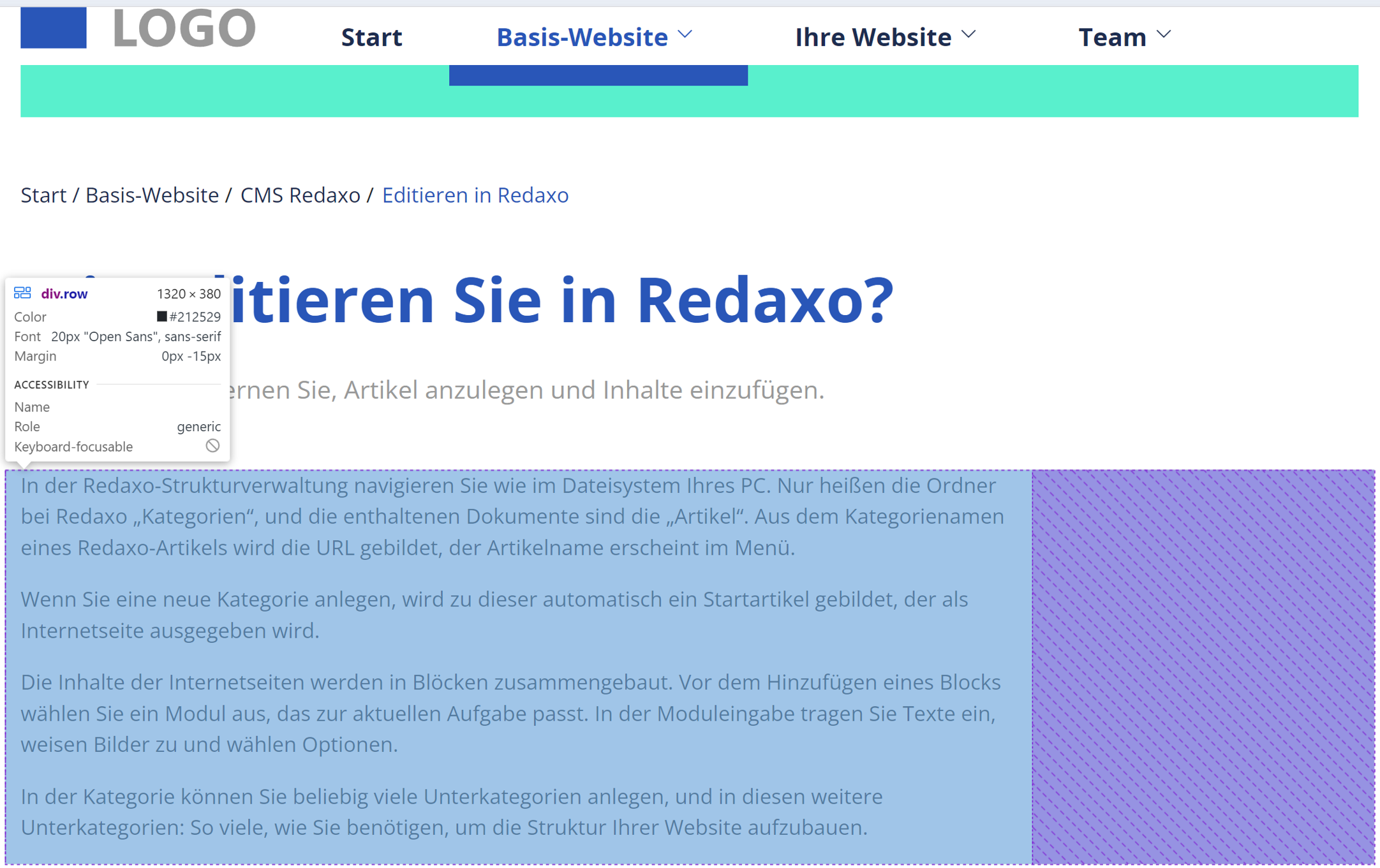 Globe Einstellungen Fließtext Globe Einstellungen Fließtext