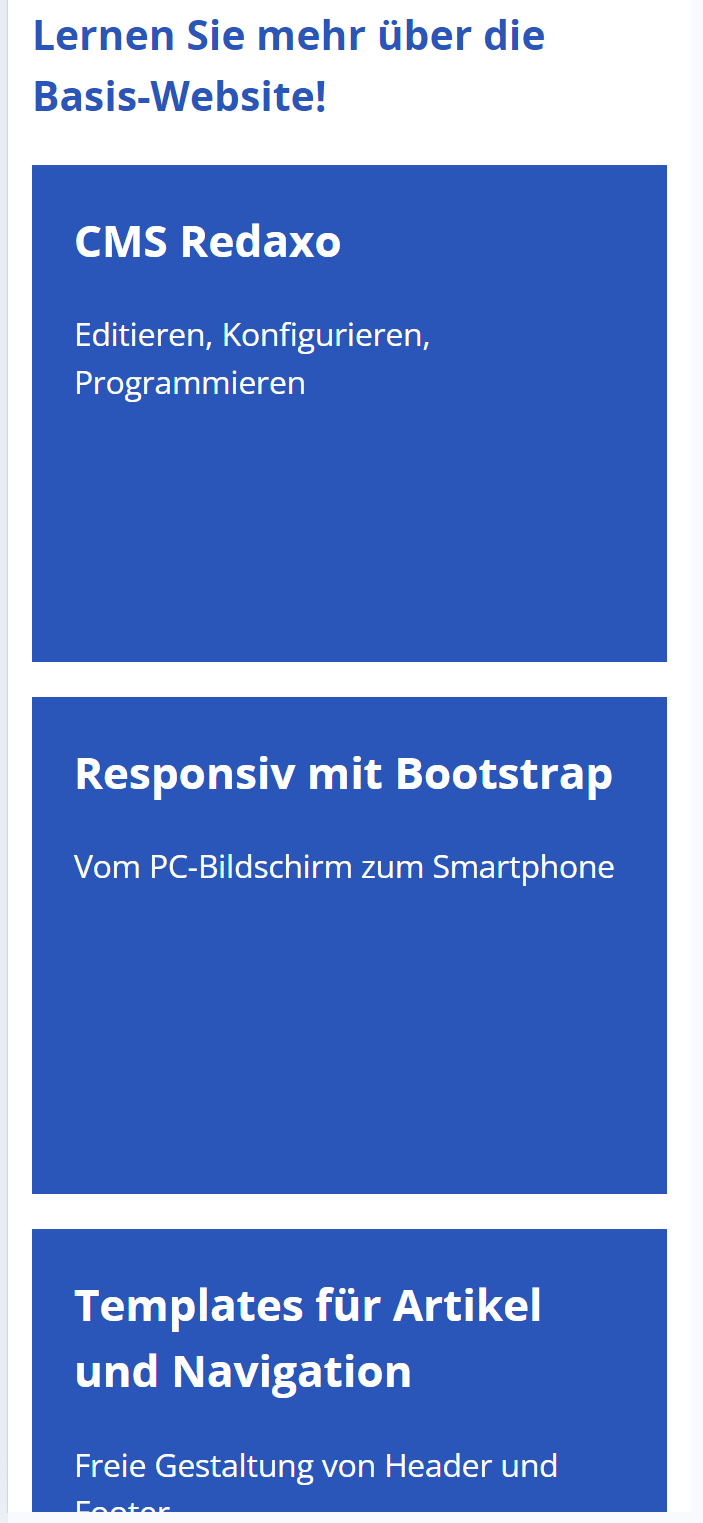 Responsive Teaser (Smartphone) Responsive Teaser (Smartphone)